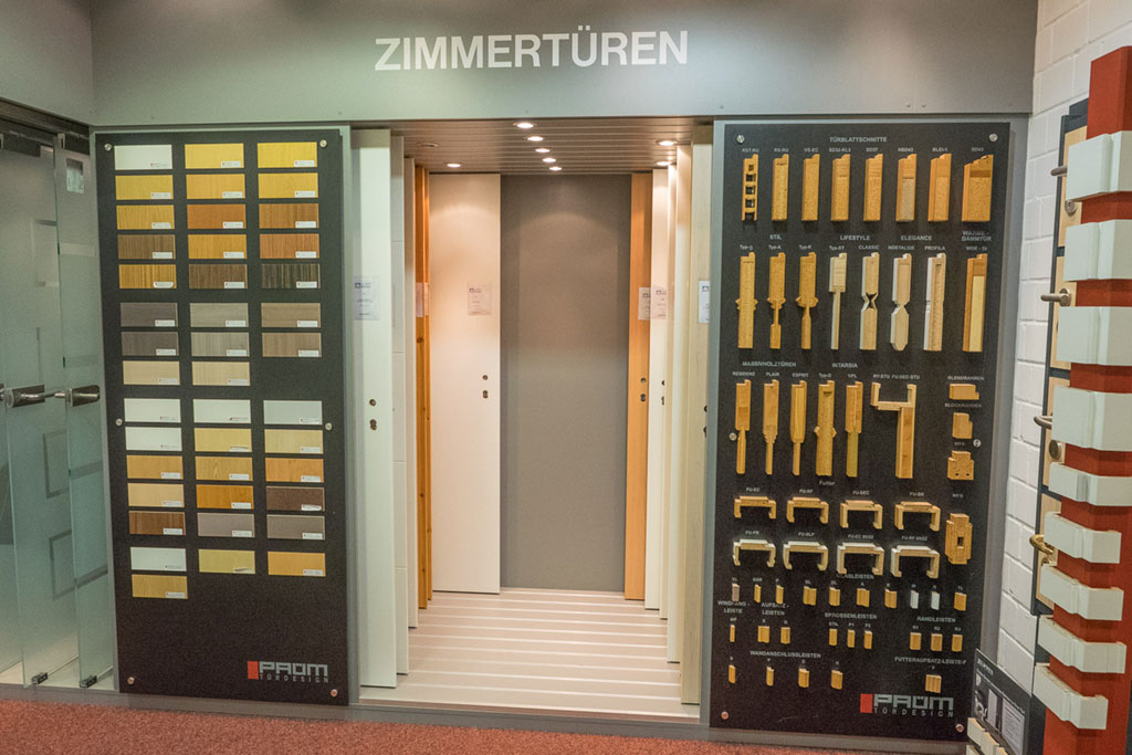Tueren, Ausstellung, Zimmertüren